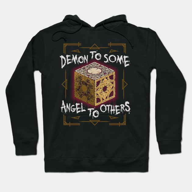 Demon to Some - Hellraiser Puzzle Box - Horror Hoodie by Nemons